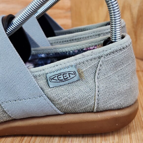 Keen Womens Sienna Mary Jane Canvas Flat Shoes - Picture 6 of 11